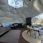 Glamping Pod Orlem Luxussátor Cedynia