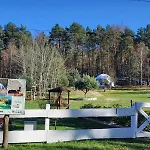 Luxussátor Glamping Pod Orlem Cedynia
