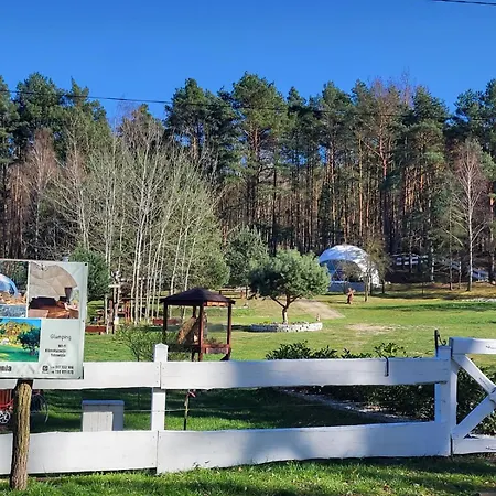 Роскошный шатер Glamping Pod Orlem Cedynia