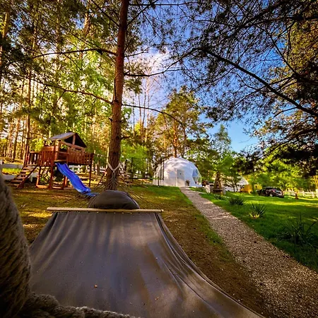 ラグジュアリーテント Glamping Pod Orlem Cedynia