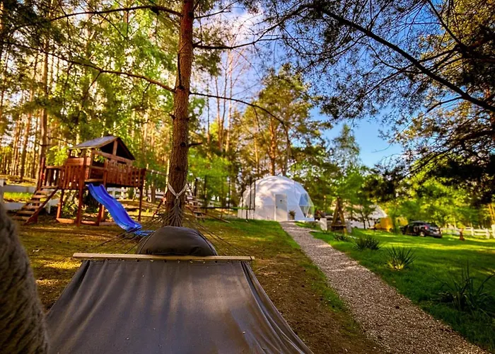 Luxusní stan Glamping Pod Orlem Cedynia