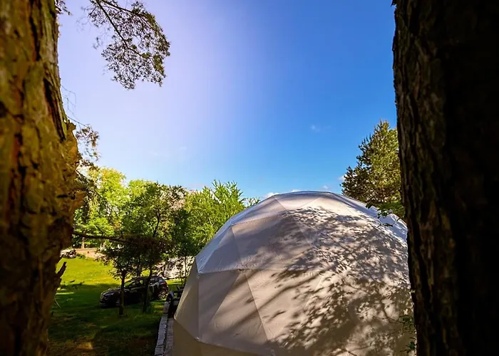 Luxusní stan Glamping Pod Orlem Cedynia